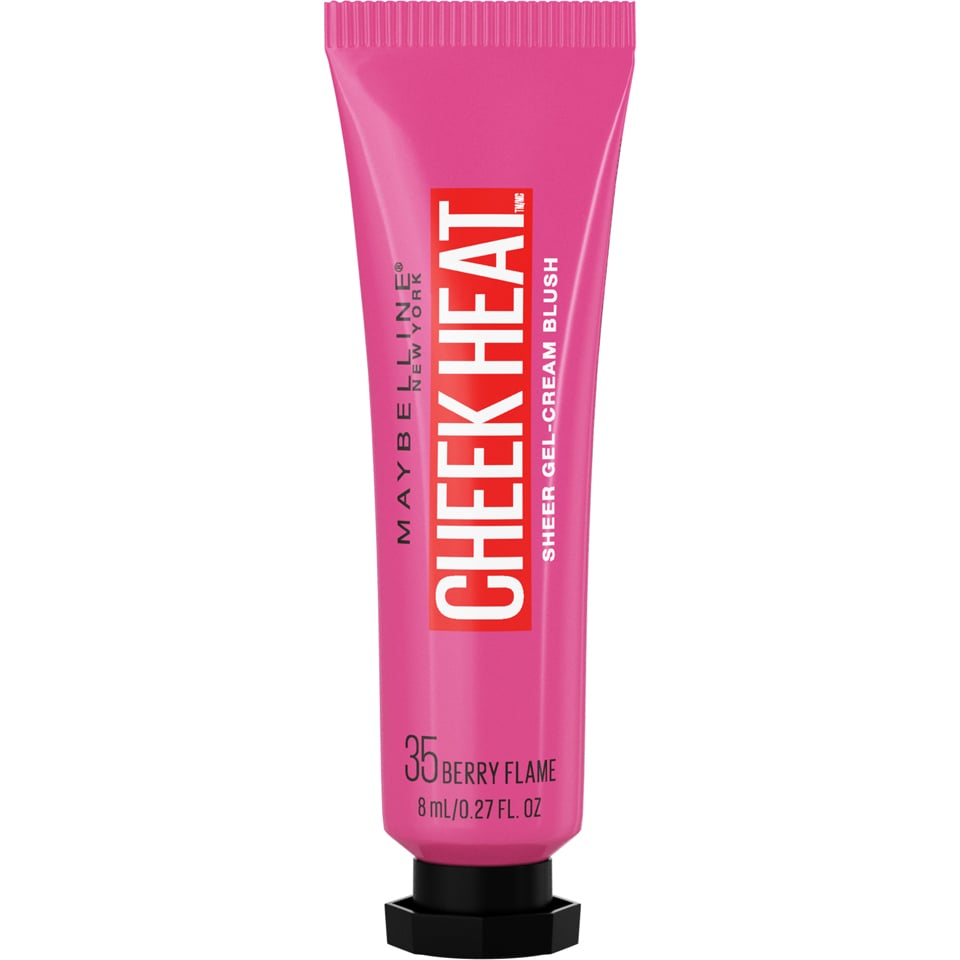 Maybelline New York Cheek Heat Gel Cream Blush, Berry Flame 35