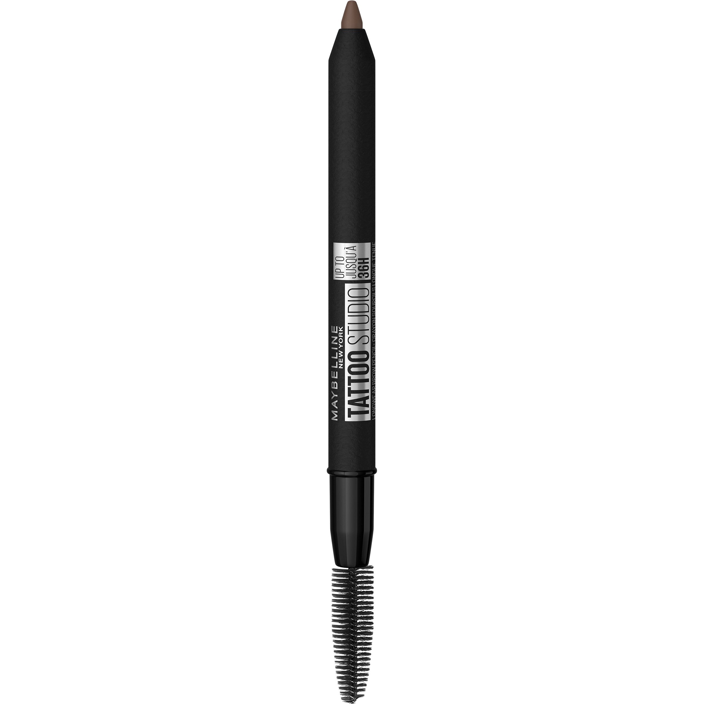 Maybelline New York Tattoo Studio Sharpenable Longwear Brow Pigment Pencil, Medium Brown 257