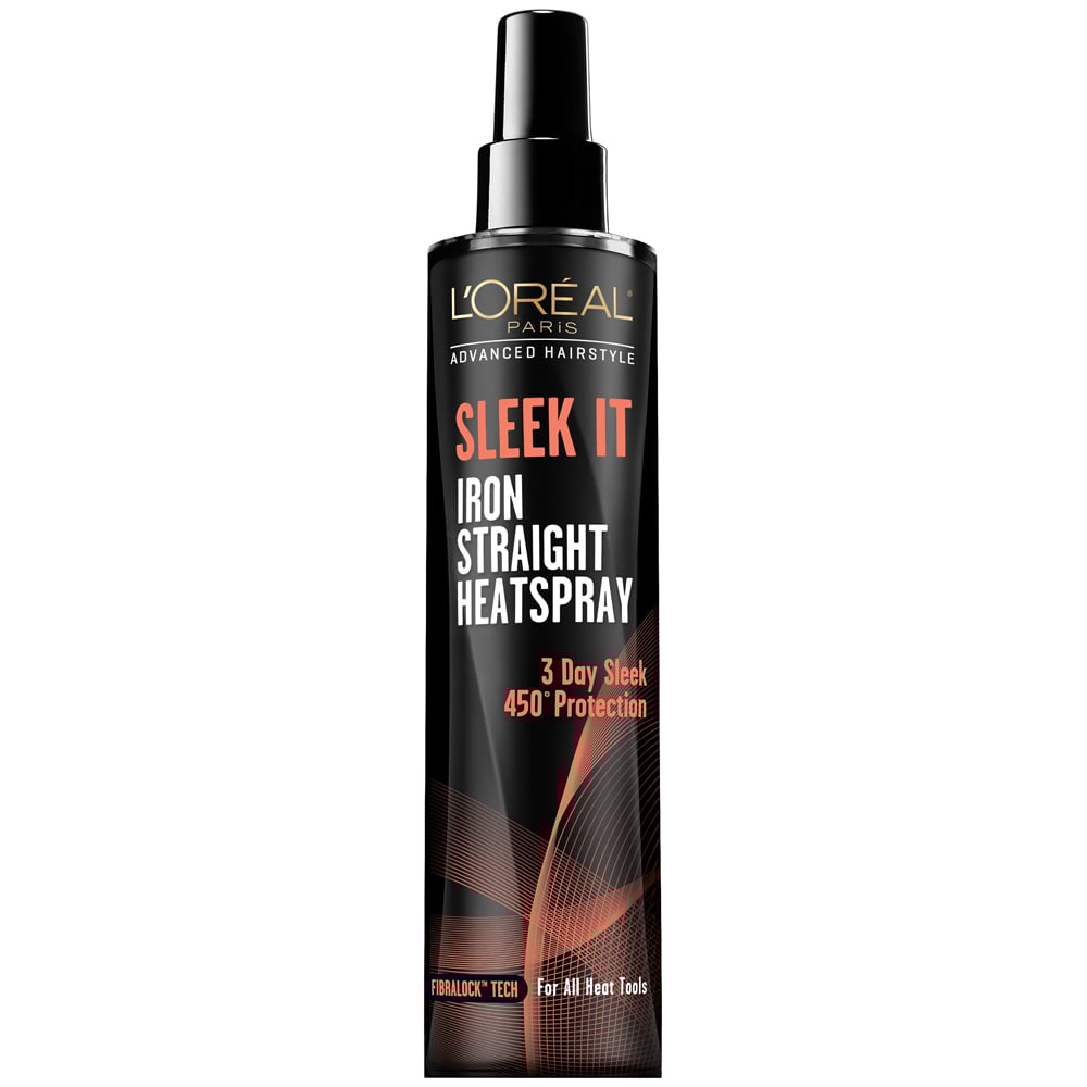L'Oreal Paris Advanced Hairstyle Sleek It Iron Straight Heatspray