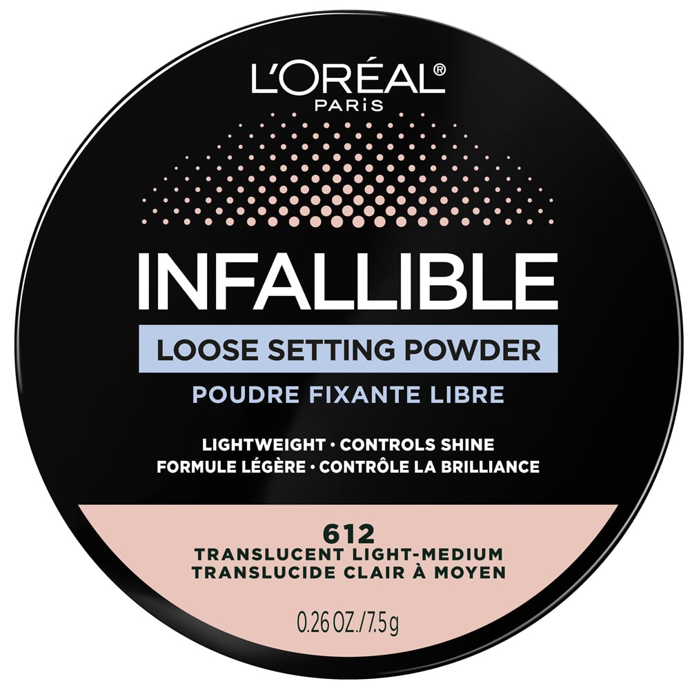 L'Oreal Paris Infallible Loose Setting Powder, 612 Translucent Light-Medium (2020 formulation)