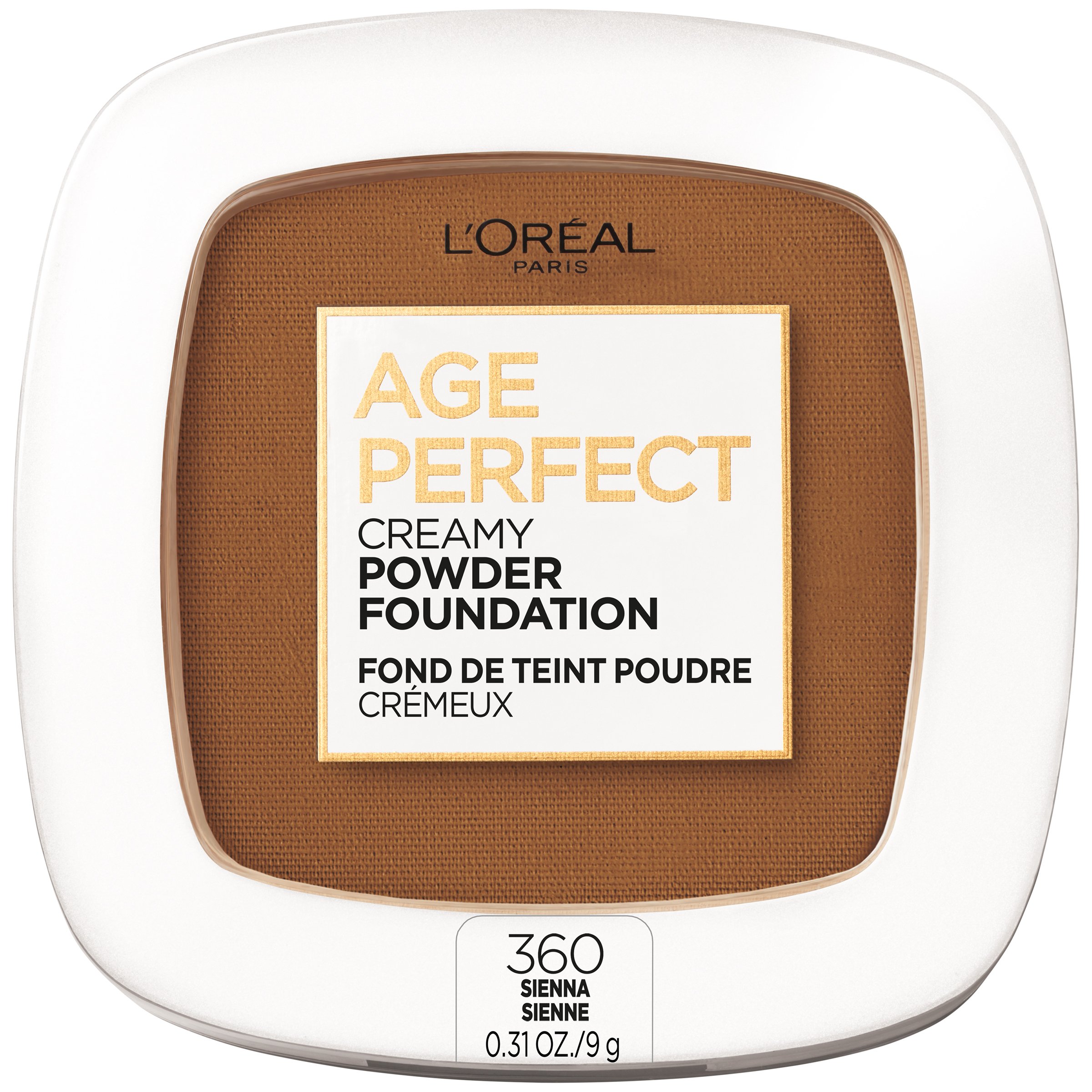 L'Oreal Paris Age Perfect Creamy Powder Foundation, 360 Sienna