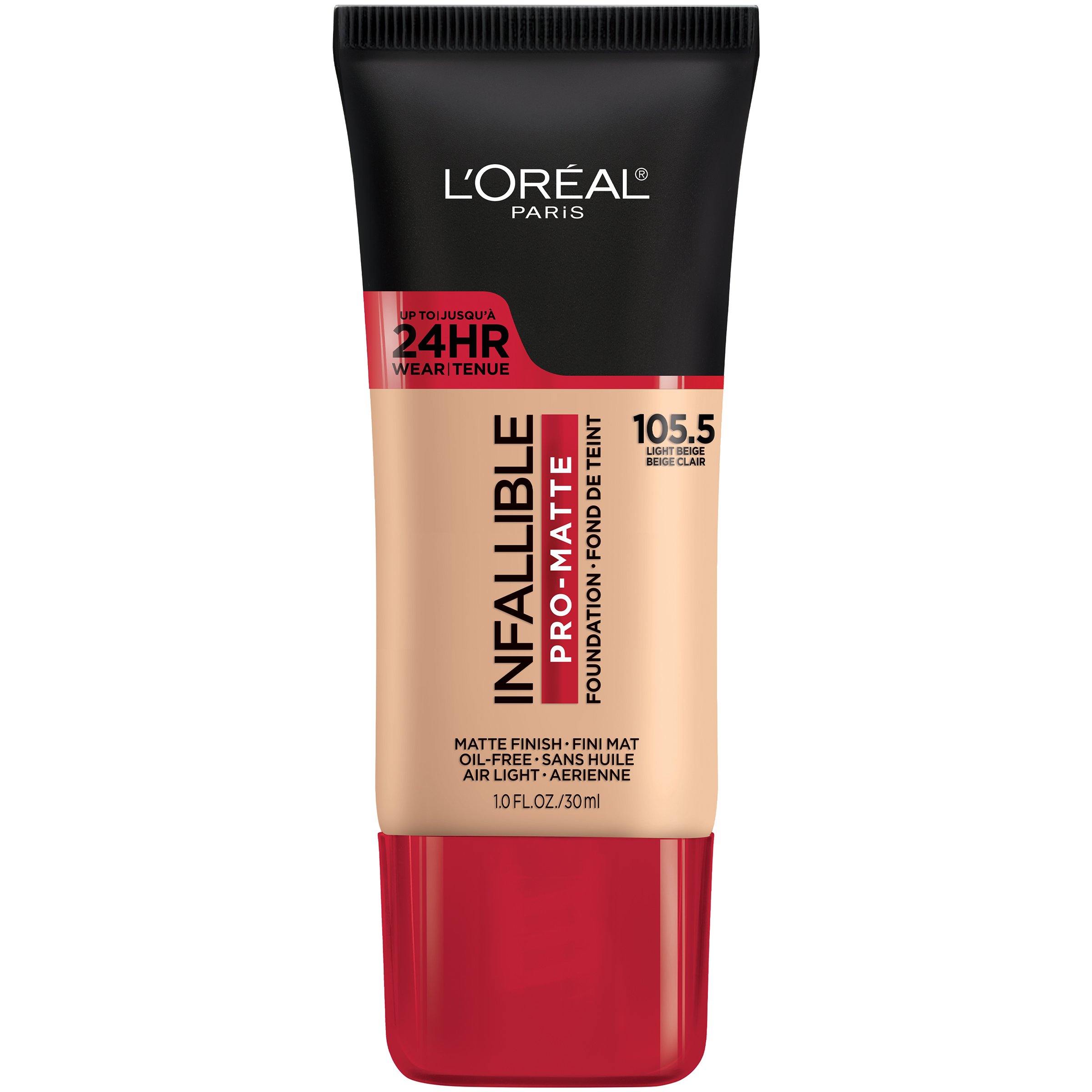 L'oreal Paris Infallible Pro Matte Foundation, Light Beige 105.5