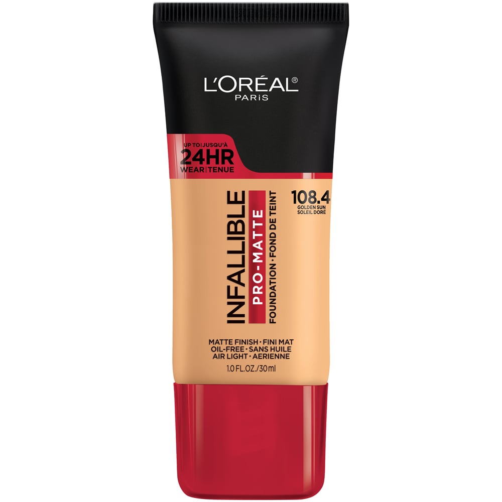 L'oreal Paris Infallible 24-Hr Pro Matte Foundation, 108.4 Golden Sun