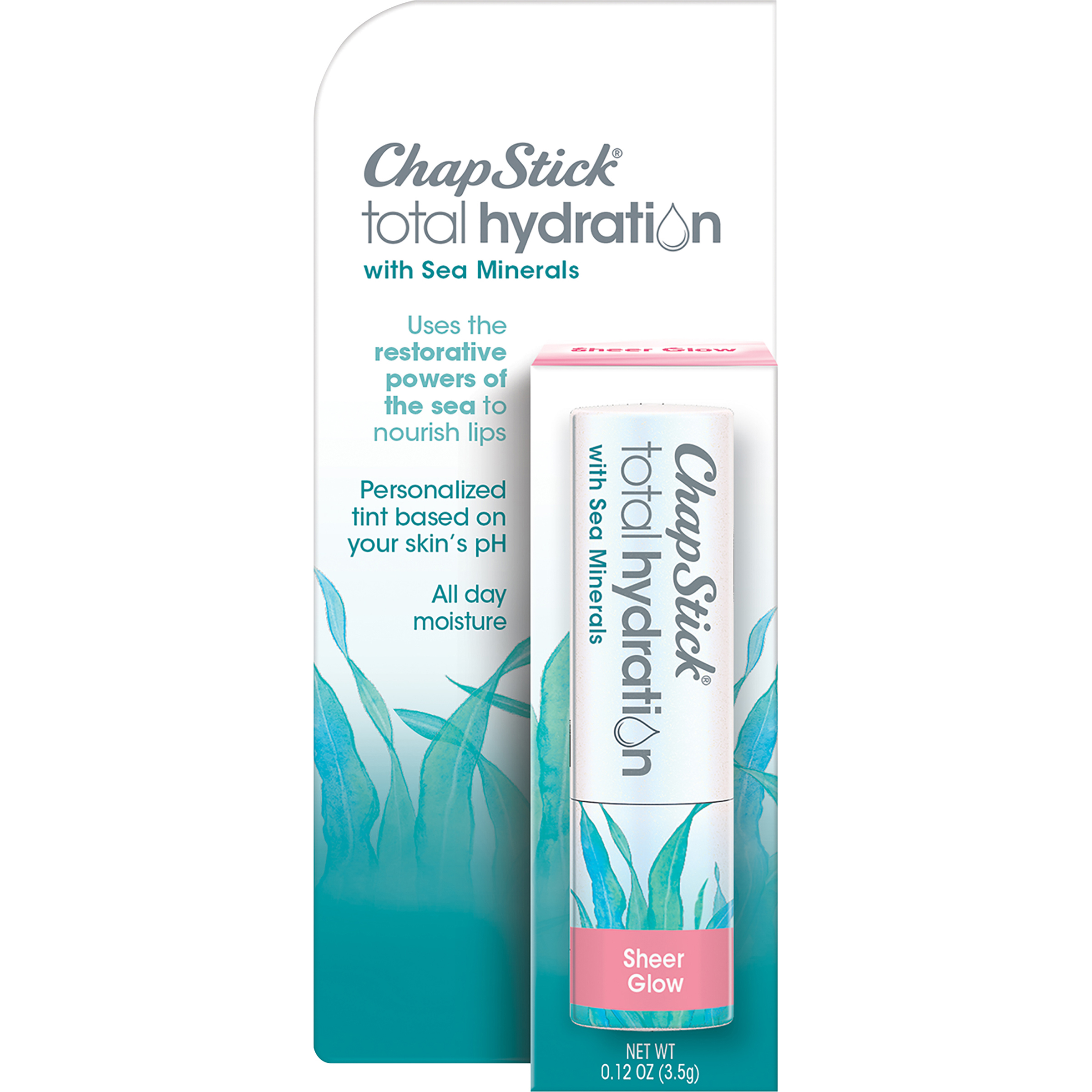 Chapstick Total Hydration Sea Minerals Sheer Glow Tinted Lip Balm