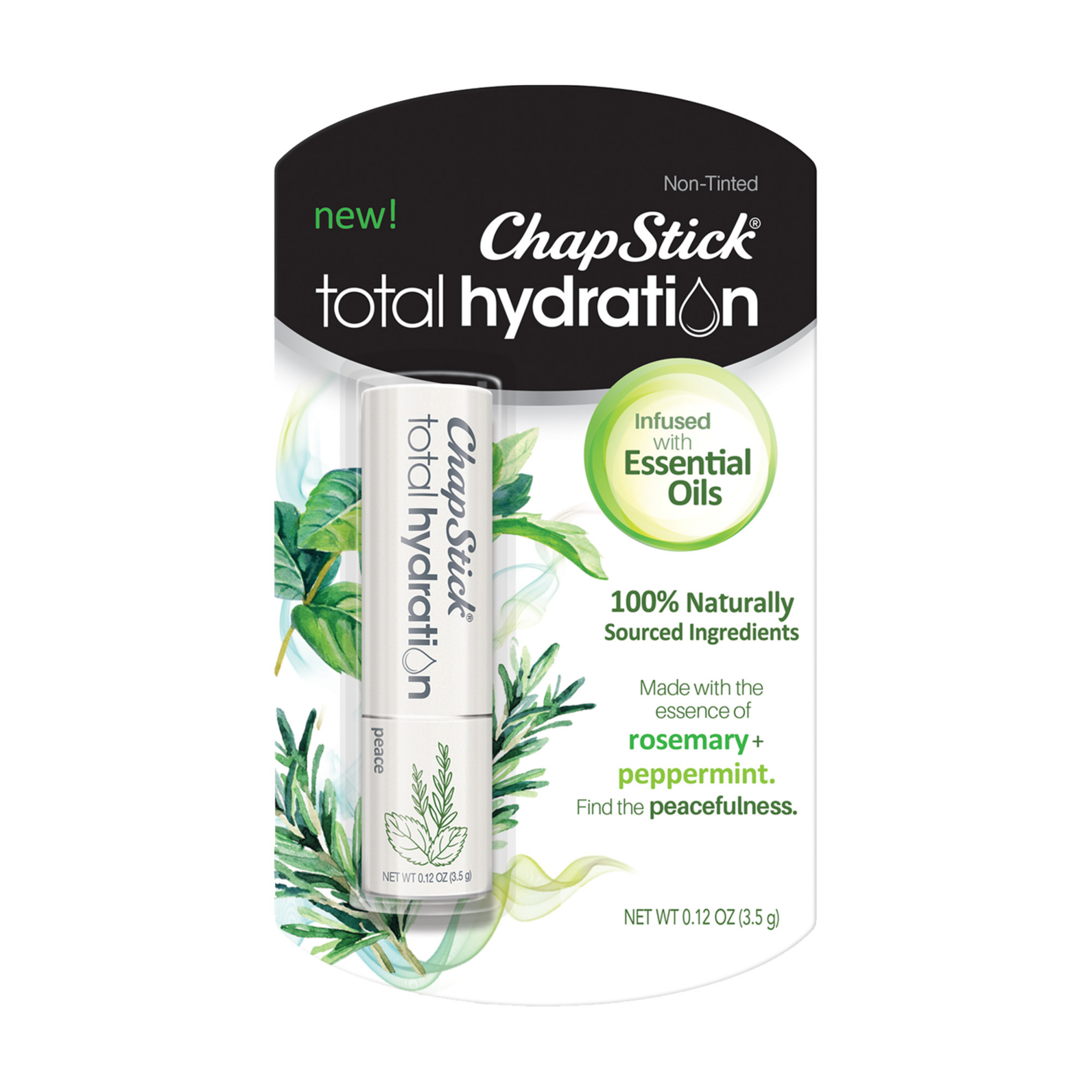 ChapStick Total Hydration Infused With Essential Oils Non Tinted