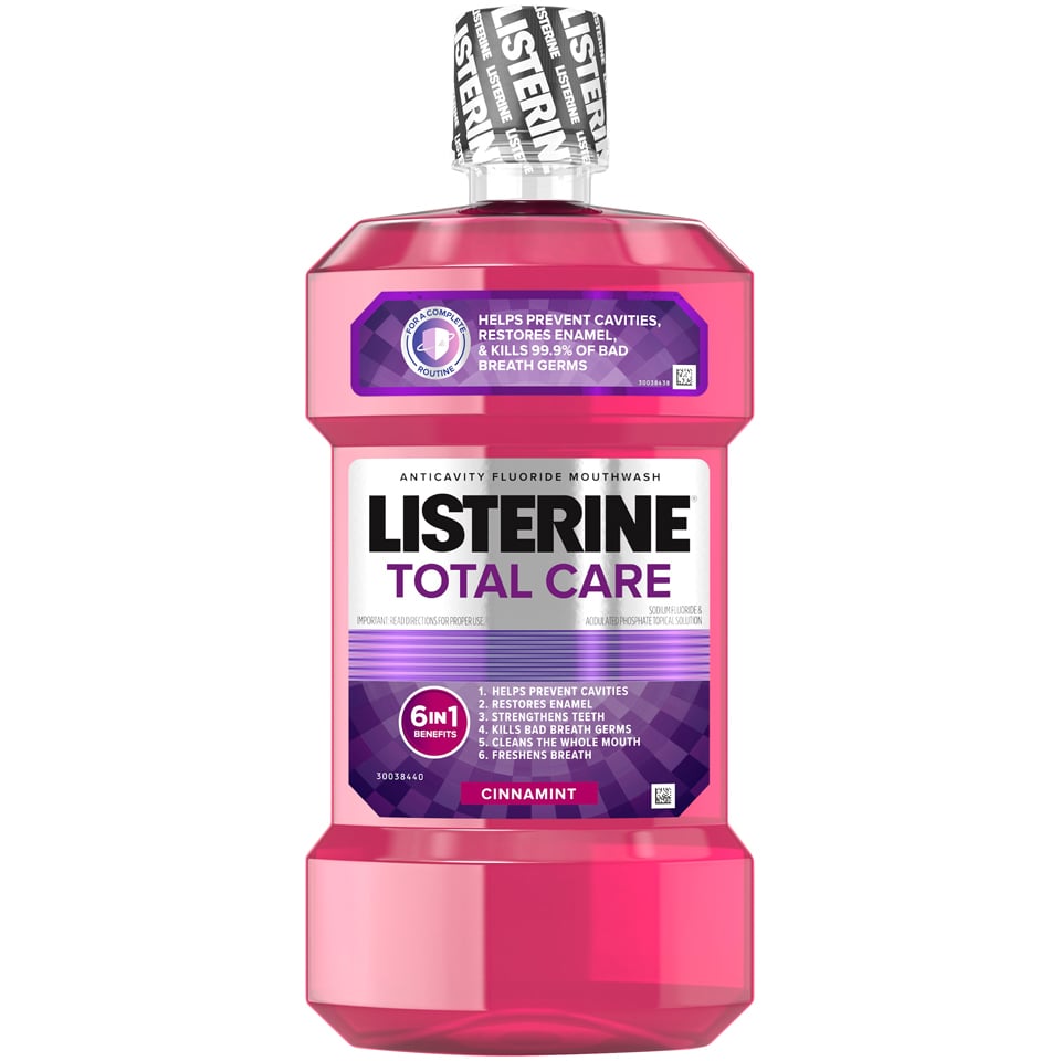 EWG Skin Deep® LISTERINE Total Care Anticavity Mouthwash, Cinnamint