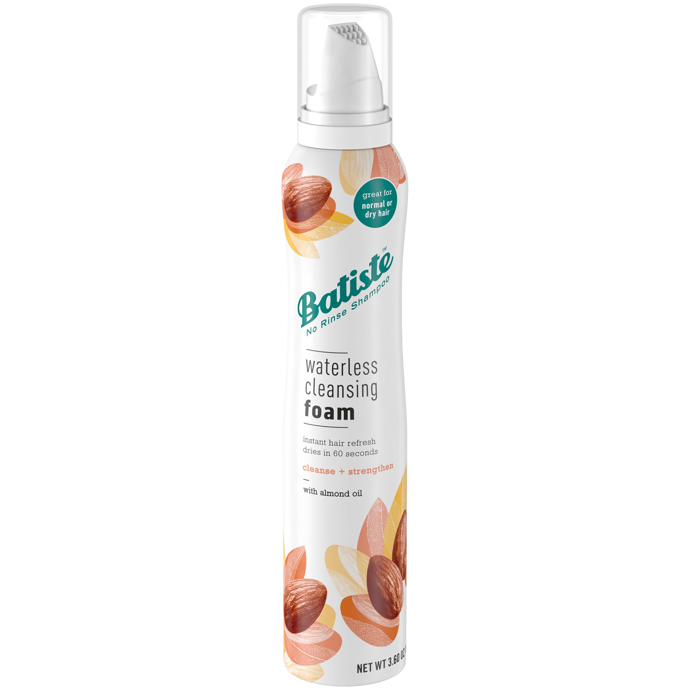 Batiste Waterless Cleansing Foam With Almond Oil (2020 formulation)