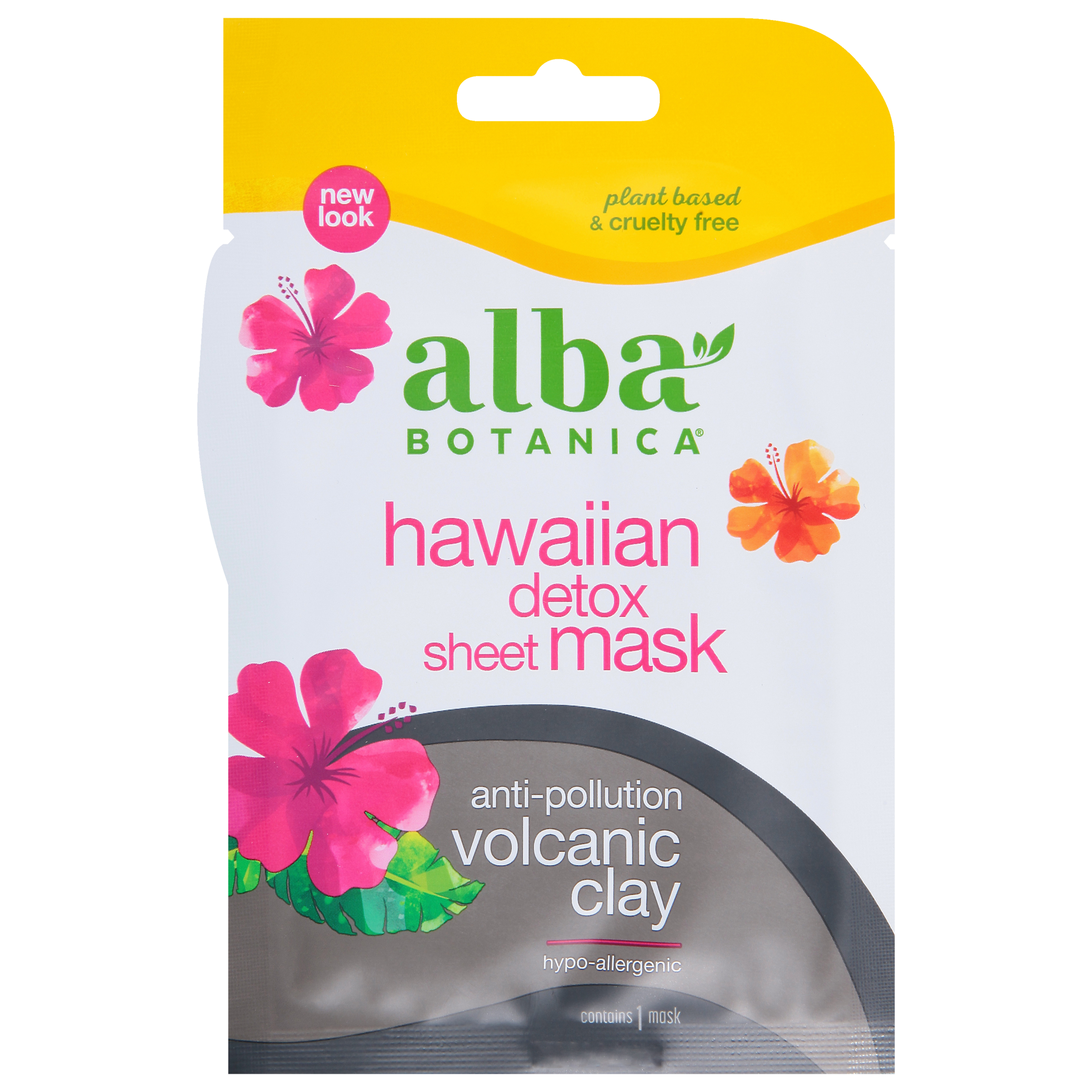 Alba Botanica Hawaiian Detox Sheet Mask (2020 formulation)