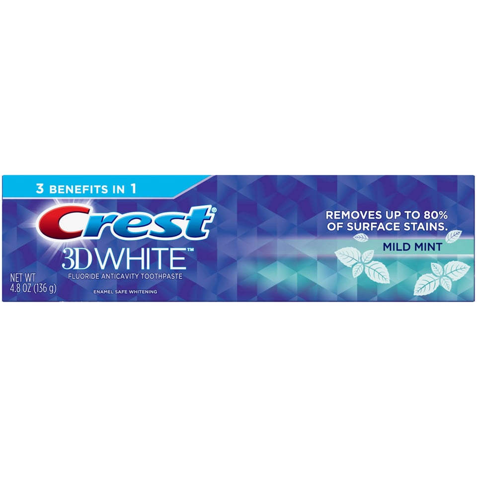 EWG Skin Deep® Crest 3D White Toothpaste, Mild Mint Rating