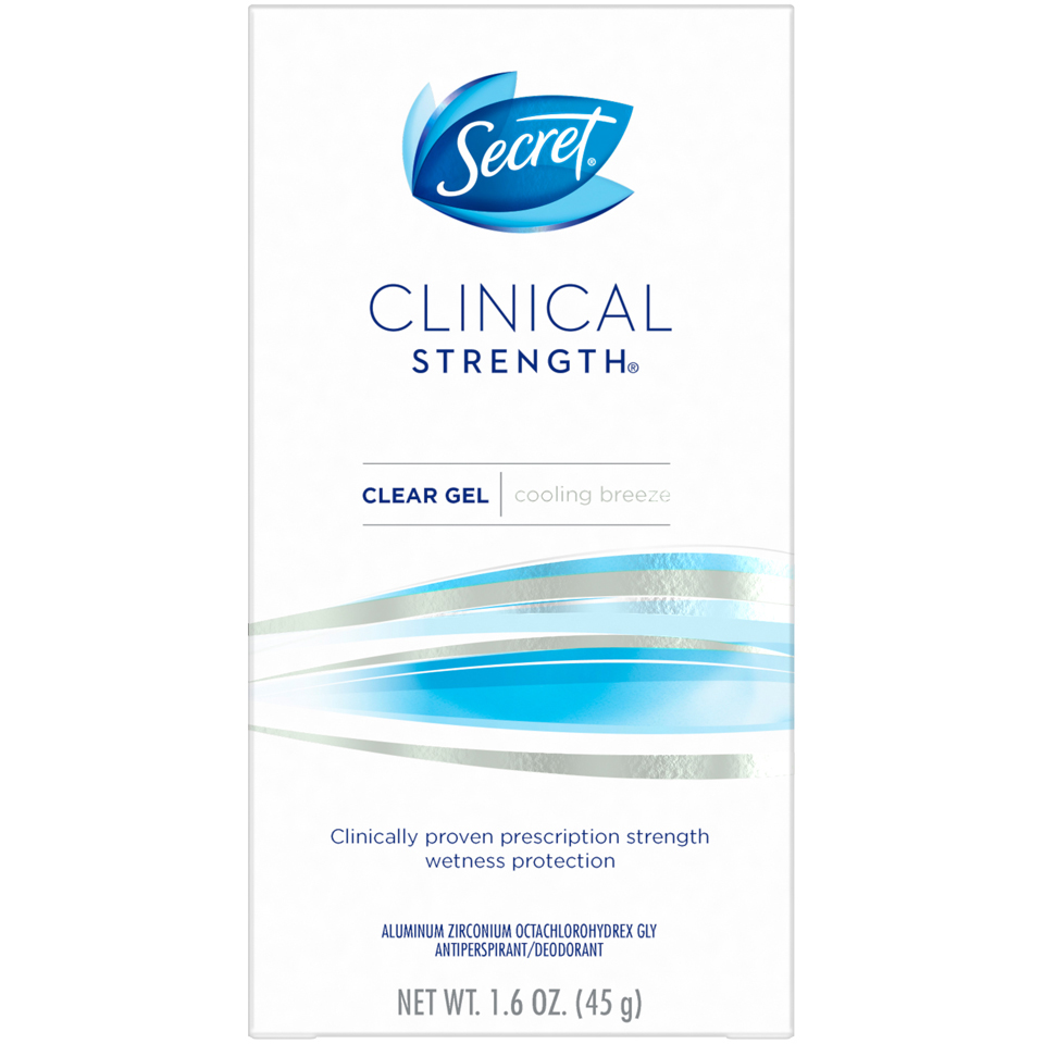 EWG Skin Deep® Secret Clinical Strength Antiperspirant/deodorant