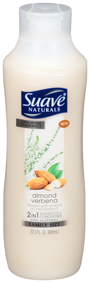 Suave Naturals 2 in 1 Shampoo & Conditioner, Almond Verbena