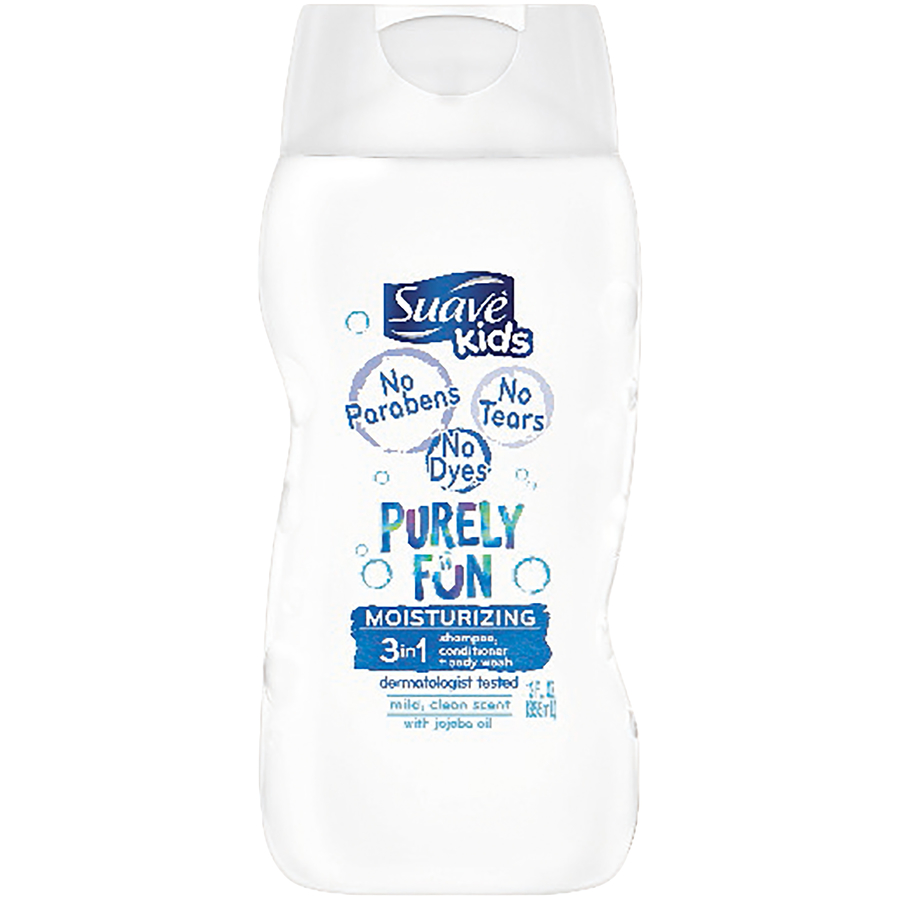 Suave Kids Moisturizing Shampoo, Conditioner + Body Wash (2019 formulation)