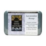One With Nature Lavender Triple Milled Mineral Soap Argan Oil & Shea Butter (2019 formulation)